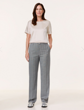 Load image into Gallery viewer, GERRY WEBER&lt;BR&gt;
Elegant Fabric Trousers&lt;BR&gt;
Grey/Black&lt;BR&gt;
