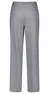 GERRY WEBER<BR>
Elegant Fabric Trousers<BR>
Grey/Black<BR>