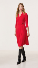 Load image into Gallery viewer, GERRY WEBER&lt;BR&gt;
Elegant Dress&lt;BR&gt;
Red&lt;BR&gt;
