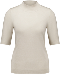 GERRY WEBER<BR>
Knit Jumper<BR>
Beige Cream<BR>