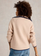 Load image into Gallery viewer, WHITE STUFF&lt;BR&gt;
Betty Bomber Jacket&lt;BR&gt;
Natural&lt;BR&gt;
