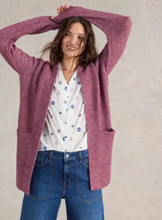 Load image into Gallery viewer, WHITE STUFF&lt;BR&gt;
Erin Long Knit&lt;BR&gt;
Plum&lt;BR&gt;
