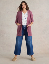 Load image into Gallery viewer, WHITE STUFF&lt;BR&gt;
Erin Long Knit&lt;BR&gt;
Plum&lt;BR&gt;
