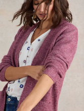 Load image into Gallery viewer, WHITE STUFF&lt;BR&gt;
Erin Long Knit&lt;BR&gt;
Plum&lt;BR&gt;
