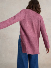 Load image into Gallery viewer, WHITE STUFF&lt;BR&gt;
Erin Long Knit&lt;BR&gt;
Plum&lt;BR&gt;
