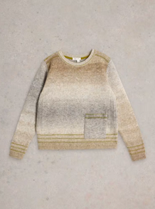 WHITE STUFF<BR>
Lilibet Jumper<BR>
Natural<BR>