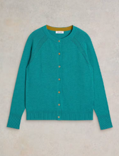 Load image into Gallery viewer, WHITE STUFF&lt;BR&gt;
Lulu Knit Cardigan&lt;BR&gt;
Blue/Green&lt;BR&gt;
