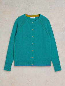 WHITE STUFF<BR>
Lulu Knit Cardigan<BR>
Blue/Green<BR>