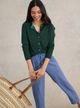 Load image into Gallery viewer, WHITE STUFF&lt;BR&gt;
Lulu Knit Cardigan&lt;BR&gt;
Blue/Green&lt;BR&gt;
