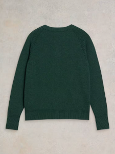 WHITE STUFF<BR>
Lulu Knit Cardigan<BR>
Blue/Green<BR>