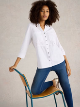 Load image into Gallery viewer, WHITE STUFF&lt;BR&gt;
Missy Shirt&lt;BR&gt;
Cream white&lt;BR&gt;
