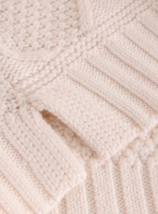 WHITE STUFF<BR>
Patchwork Jumper<BR>
Cream<BR>