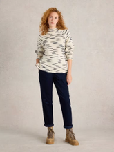 Load image into Gallery viewer, WHITE STUFF&lt;BR&gt;
Twister Cord Trousers&lt;BR&gt;
Navy&lt;BR&gt;
