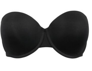 POUR MOI<BR>
Push Up Multiway Strapless Bra<BR>
Black, Skin<BR>