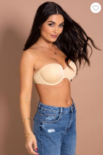 Load image into Gallery viewer, POUR MOI&lt;BR&gt;
Push Up Multiway Strapless Bra&lt;BR&gt;
Black, Skin&lt;BR&gt;
