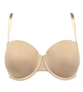 POUR MOI<BR>
Push Up Multiway Strapless Bra<BR>
Black, Skin<BR>