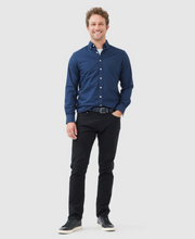 Load image into Gallery viewer, RODD &amp; GUNN&lt;BR&gt;
Oxford Long Sleeved Shirt&lt;BR&gt;
Navy/Blue&lt;BR&gt;
