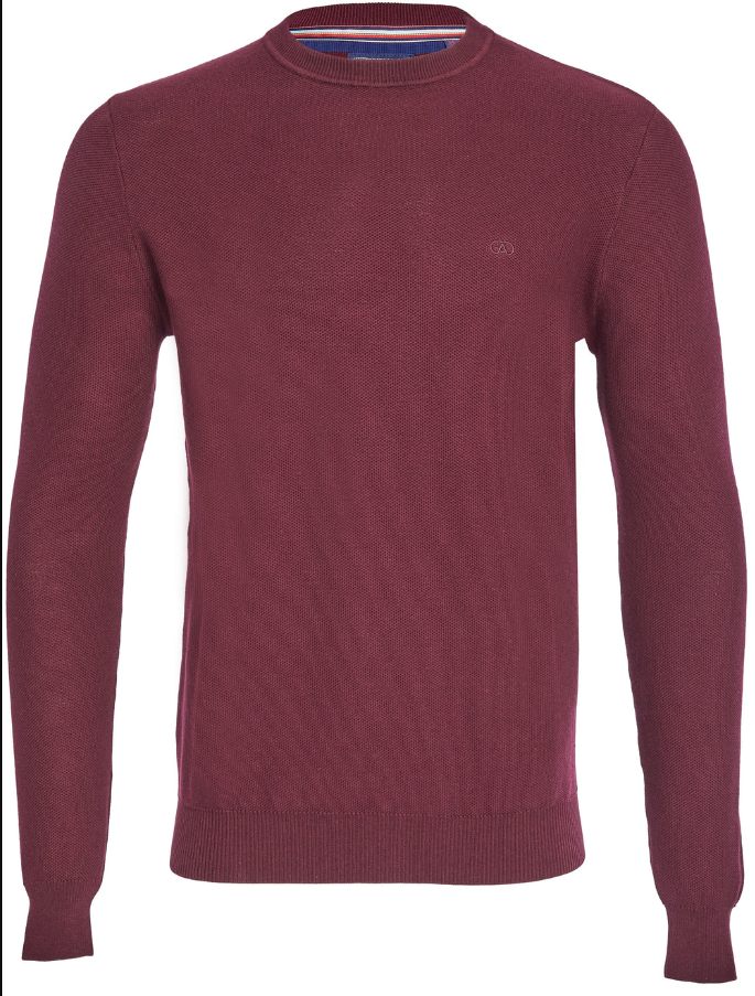 ANDRE<BR>
Hook Crew Knit<BR>
Russet<BR>