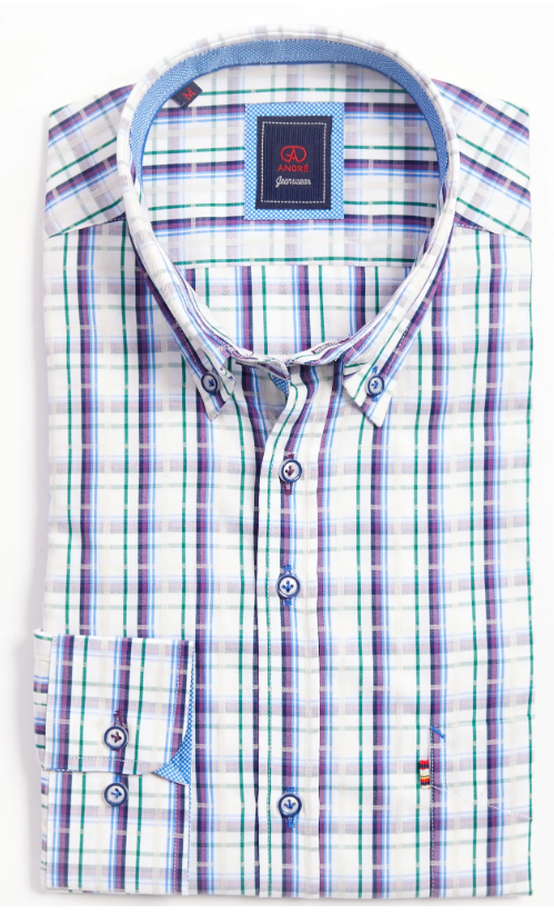 ANDRE<BR>
Rimini Shirt<BR>
Purple<BR>