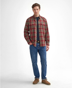 BARBOUR<BR>
Singsby Check Shirt<BR>
Merlot<BR>