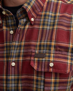 BARBOUR<BR>
Singsby Check Shirt<BR>
Merlot<BR>