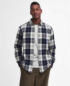 BARBOUR<BR>
Edgar Check Shirt<BR>
Navy<BR>