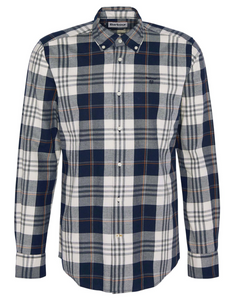 BARBOUR<BR>
Edgar Check Shirt<BR>
Navy<BR>