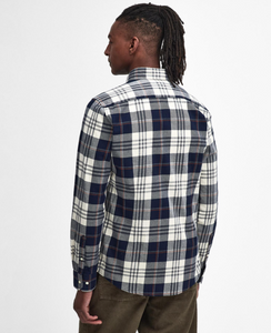 BARBOUR<BR>
Edgar Check Shirt<BR>
Navy<BR>