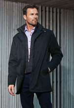 Load image into Gallery viewer, BROOK TAVERNER&lt;BR&gt;
Bradshaw Raincoat&lt;BR&gt;
Navy&lt;BR&gt;
