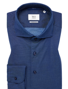 ETERNA<BR>
Modern Fit Shirt<BR>
Navy<BR>