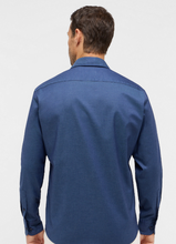 Load image into Gallery viewer, ETERNA&lt;BR&gt;
Modern Fit Shirt&lt;BR&gt;
Navy&lt;BR&gt;
