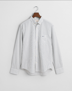 GANT<BR>
Poplin Stripe Shirt<BR>
Blue, White<BR>