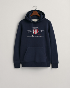 GANT<BR>
Archive Hoodie<BR>
Navy<BR>