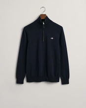 Load image into Gallery viewer, GANT&lt;BR&gt;
Half Zip Sweater&lt;BR&gt;
Navy, Berry &amp; Purple available &lt;BR&gt;
