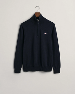 GANT<BR>
Half Zip Sweater<BR>
Navy, Berry & Purple available <BR>