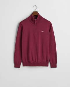 GANT<BR>
Half Zip Sweater<BR>
Navy, Berry & Purple available <BR>