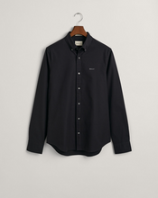 Load image into Gallery viewer, GANT&lt;BR&gt;
SlimFit PinPoint Oxford Shirt&lt;BR&gt;
Navy/black&lt;BR&gt;
