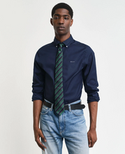 Load image into Gallery viewer, GANT&lt;BR&gt;
SlimFit PinPoint Oxford Shirt&lt;BR&gt;
Navy/black&lt;BR&gt;
