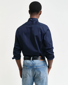 GANT<BR>
SlimFit PinPoint Oxford Shirt<BR>
Navy/black<BR>