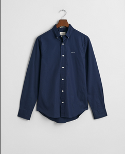 GANT<BR>
SlimFit PinPoint Oxford Shirt<BR>
Navy/black<BR>