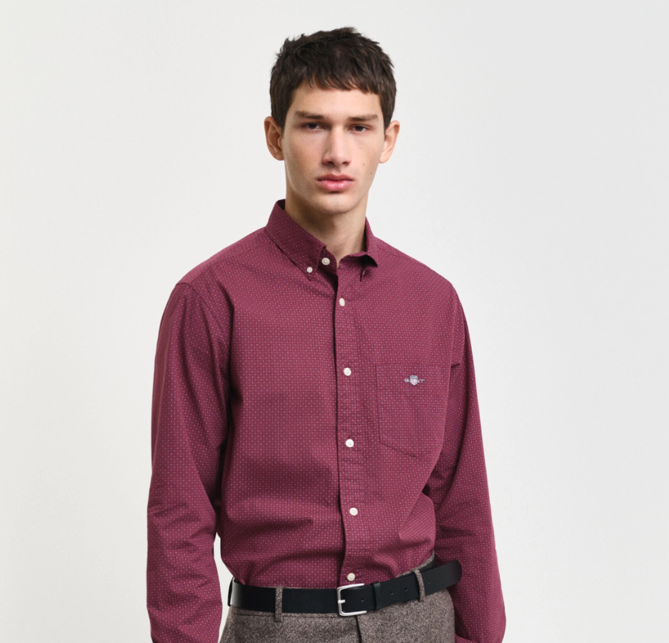 GANT<BR>
Micro Print Shirt<BR>