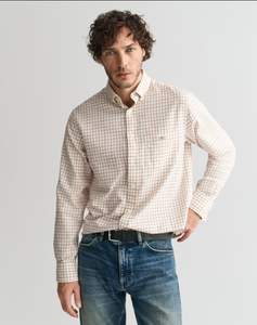 GANT<BR>
Regular Tattersall Shirt Twill<BR>