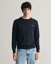 Load image into Gallery viewer, GANT&lt;BR&gt;
Crew Neck Cotton Jumper&lt;BR&gt;
