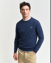 Load image into Gallery viewer, GANT&lt;BR&gt;
Crew Neck Cotton Jumper&lt;BR&gt;
