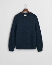 Load image into Gallery viewer, GANT&lt;BR&gt;
Nepps Wool Crew Neck Knit Jumper&lt;BR&gt;
Red, Navy&lt;BR&gt;
