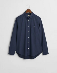 GANT<BR>
Slim Micro Print Shirt<BR>
Navy<BR>