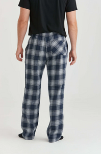 ERLA OF SWEDEN<BR>
Flannel Pyjamas Bottoms<BR>
Navy<BR>