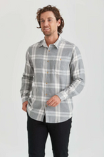 Load image into Gallery viewer, ERLA OF SWEDEN&lt;BR&gt;
Flannel Shirt&lt;BR&gt;
Grey, Green&lt;BR&gt;
