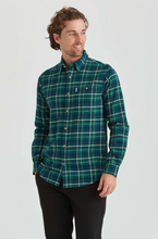 Load image into Gallery viewer, ERLA OF SWEDEN&lt;BR&gt;
Flannel Shirt&lt;BR&gt;
Grey, Green&lt;BR&gt;
