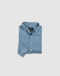 RODD & GUNN<BR>
Button Down Soft Handle Shirt<BR>
Blue, Smoke<BR>